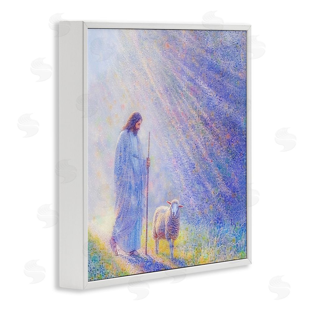 Ivan Guaderrama Guiding Light Shepherd White Framed Giclee Print Wall Art