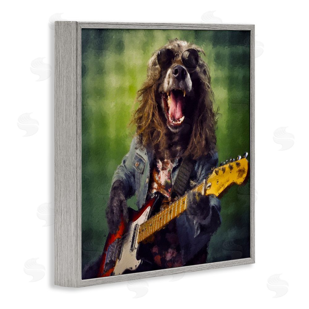 Sean Parnell Musician Mutt Halen Gray Framed Giclee Print Wall Art
