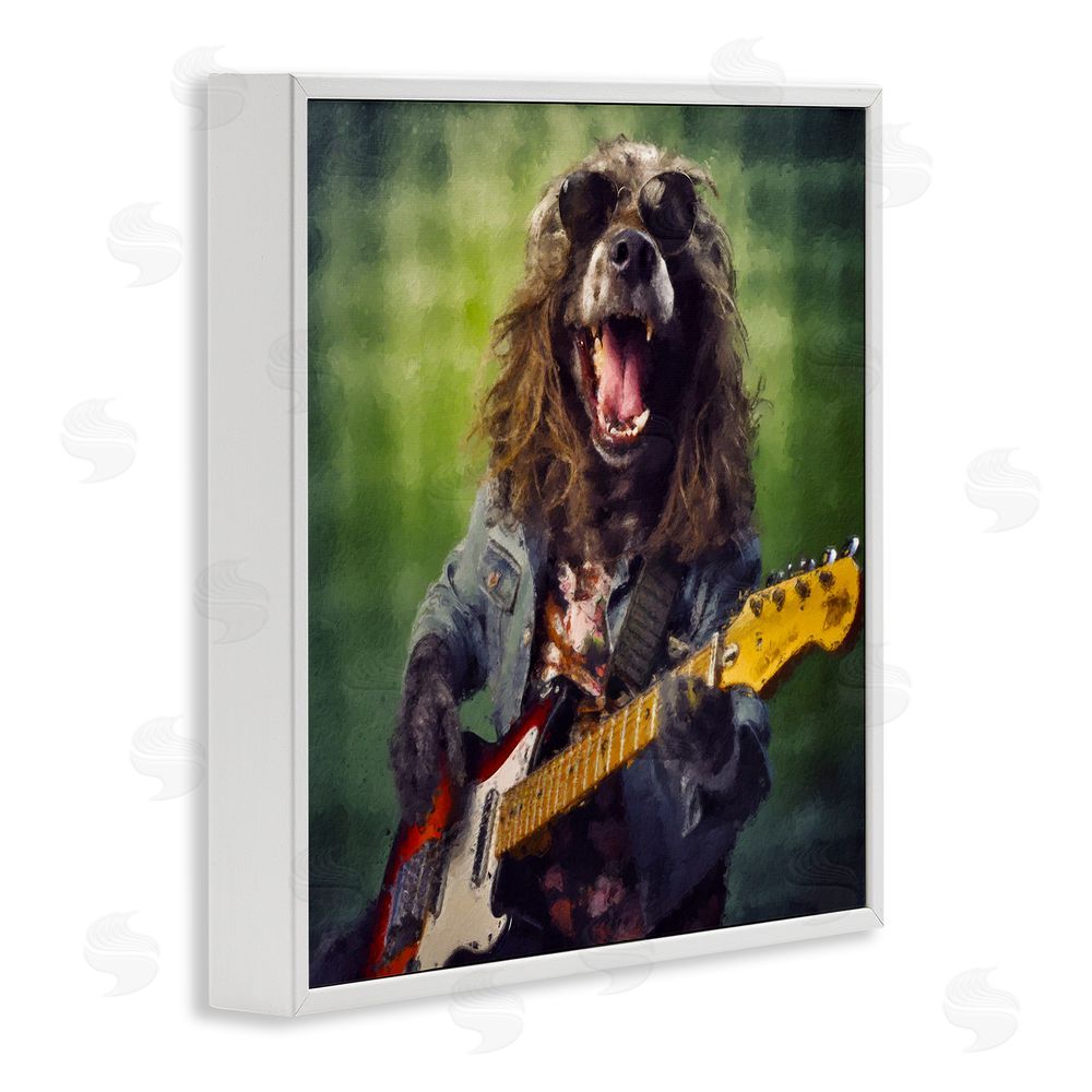 Sean Parnell Musician Mutt Halen White Framed Giclee Print Wall Art