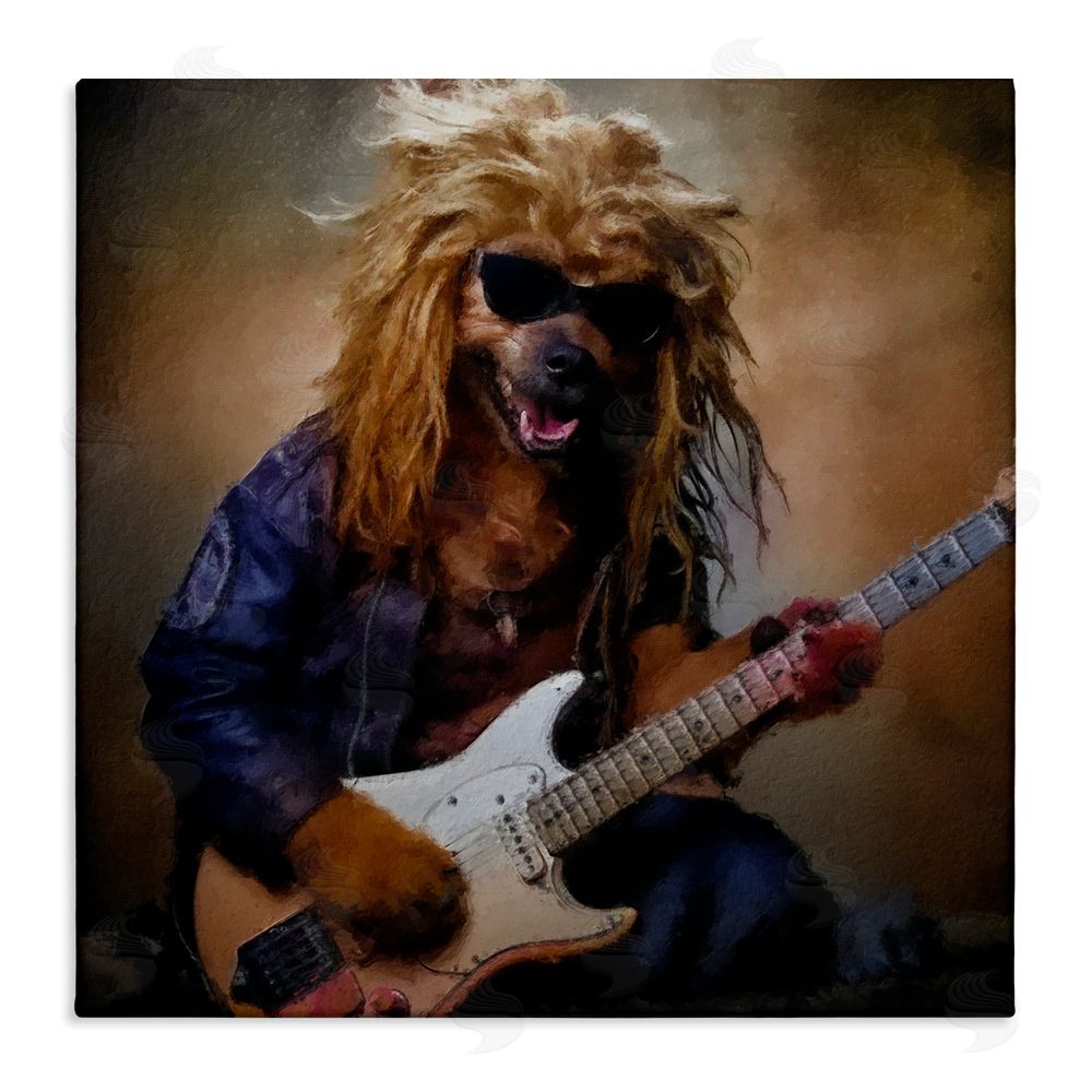 Sean Parnell Musician Canine Clark Stretched Canvas Wall Art Print