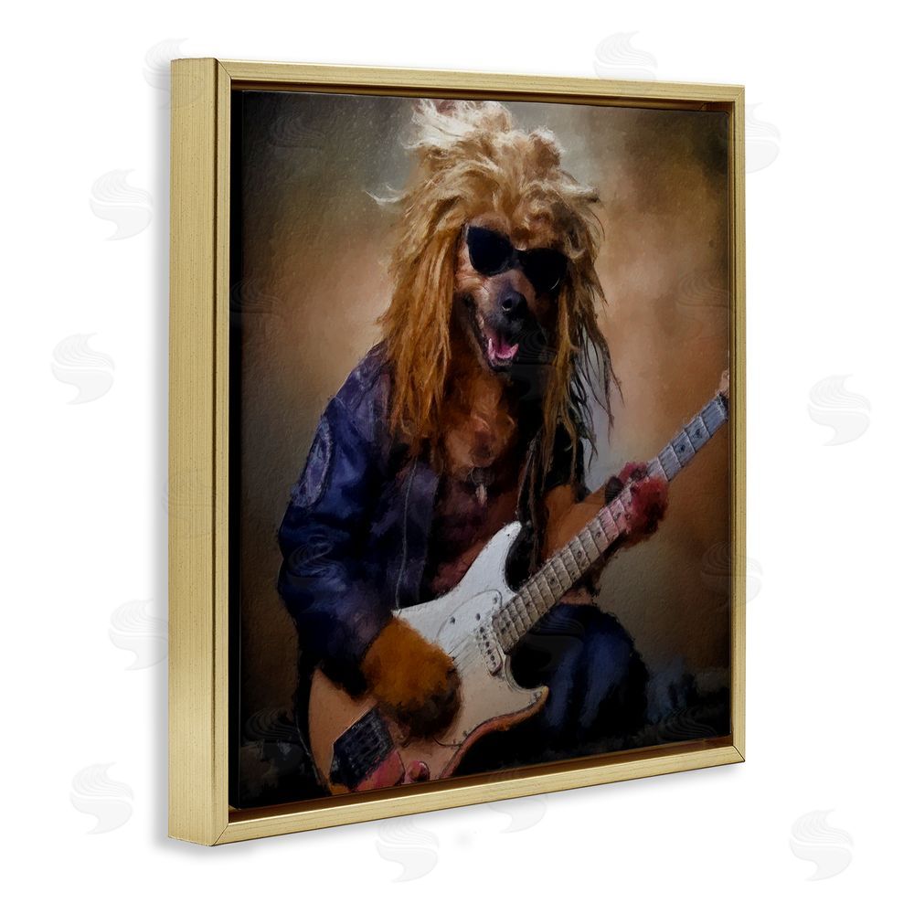 Sean Parnell Musician Canine Clark Gold Floating Frame Canvas Wall Art Print