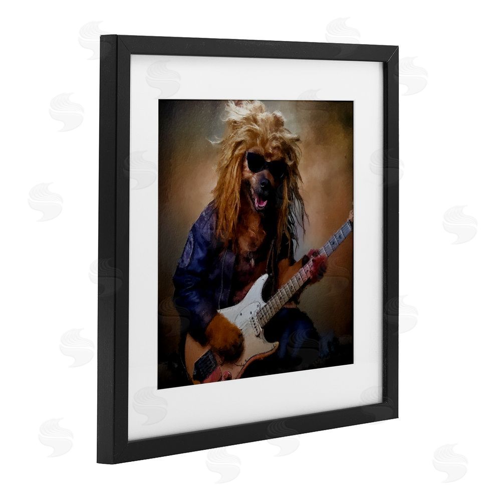 Sean Parnell Musician Canine Clark Black Framed Print Under Glass Wall Art