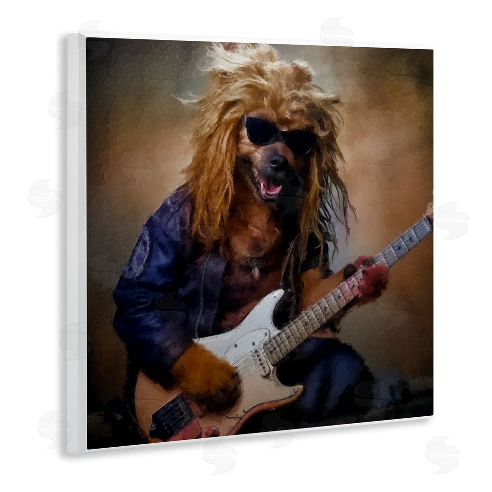 Sean Parnell Musician Canine Clark Wooden Wall Plaque Art Print