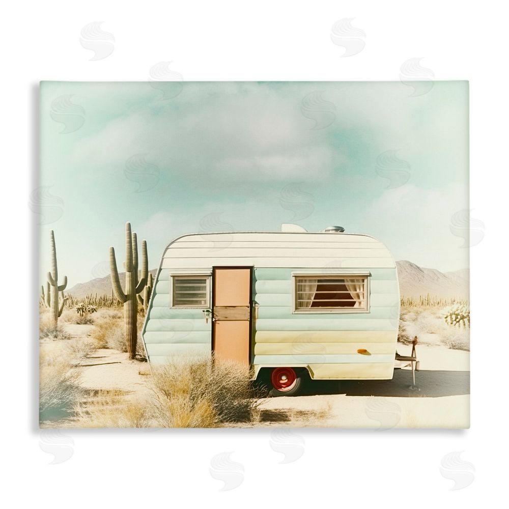 Decent Exposures Desert Trip Vintage Stretched Canvas Wall Art Print