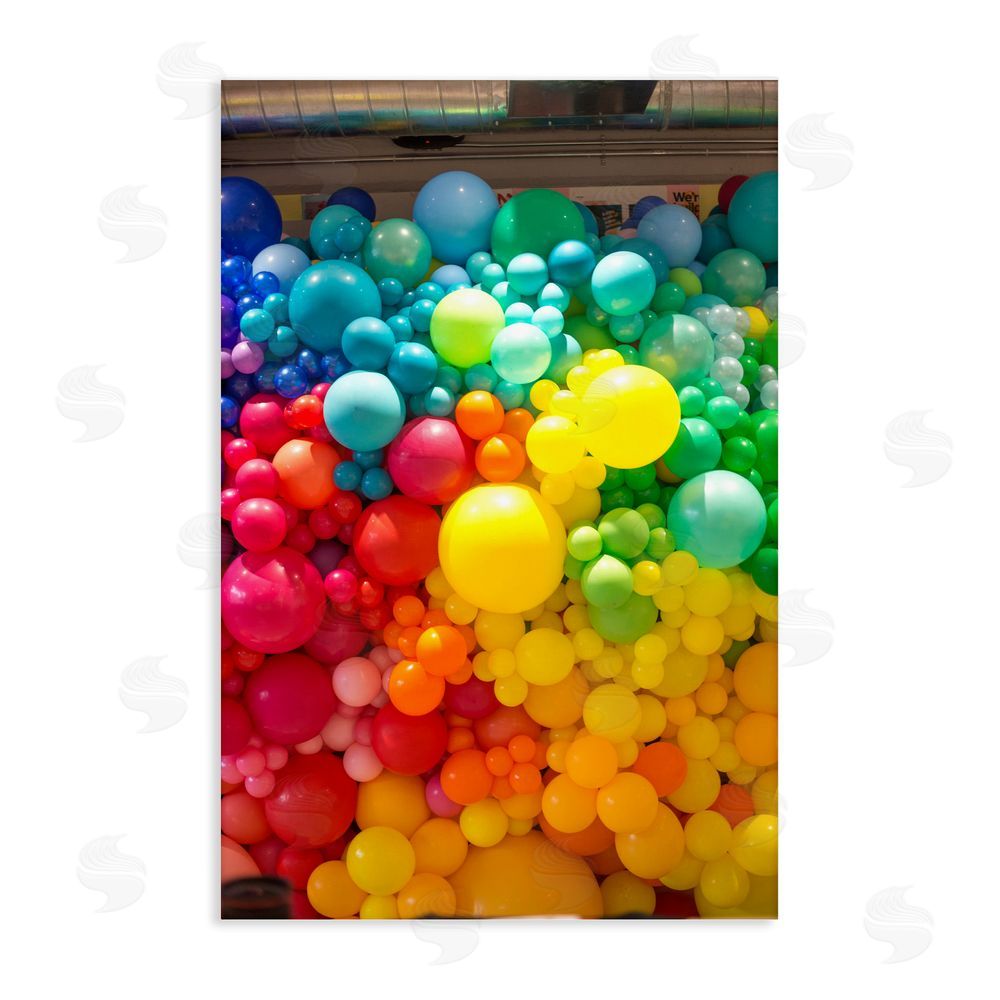 LISH Creative Lively Colorful Balloons Stretched Canvas Wall Art
