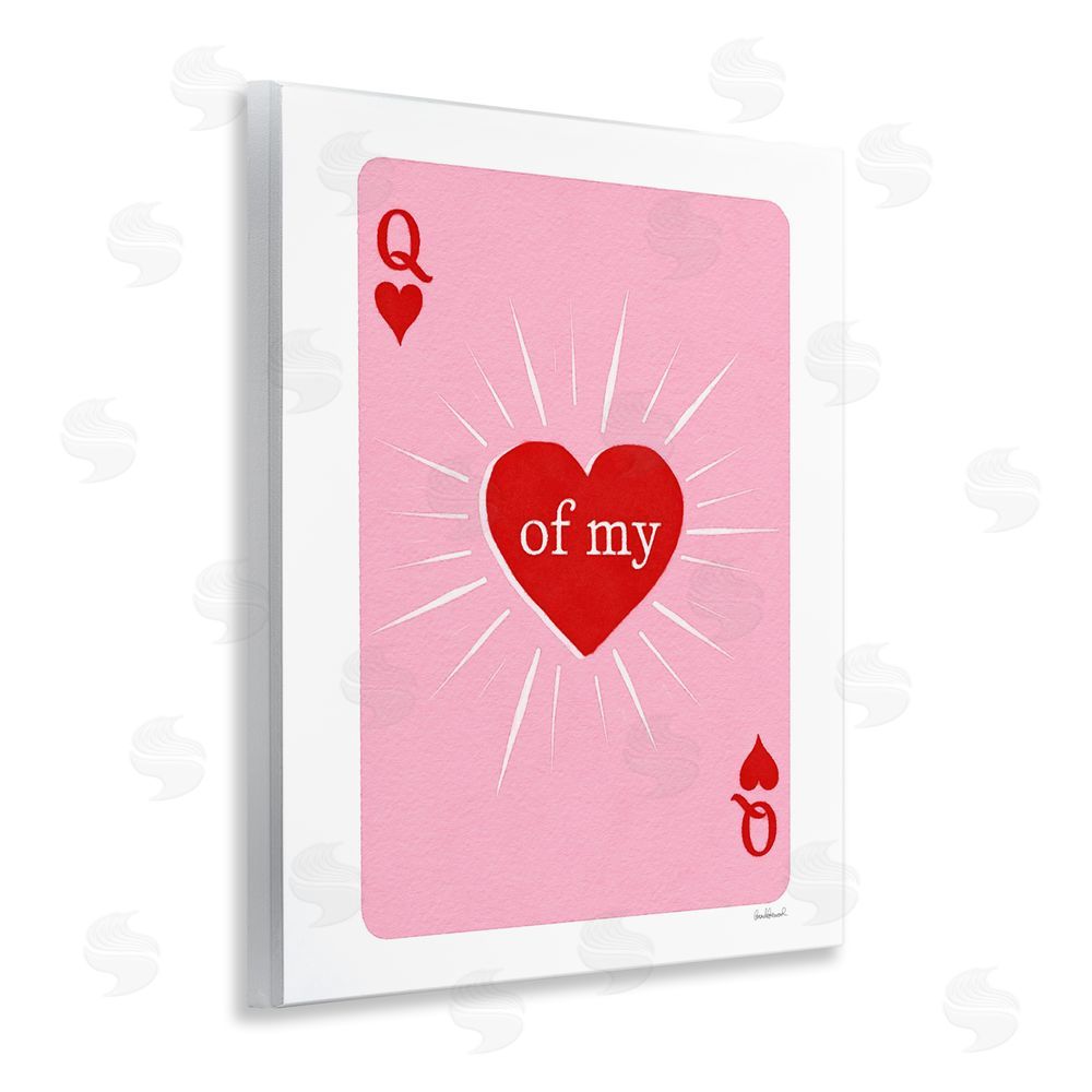Amanda Greenwood Queen Of My Heart Card Wooden Wall Plaque Art Print
