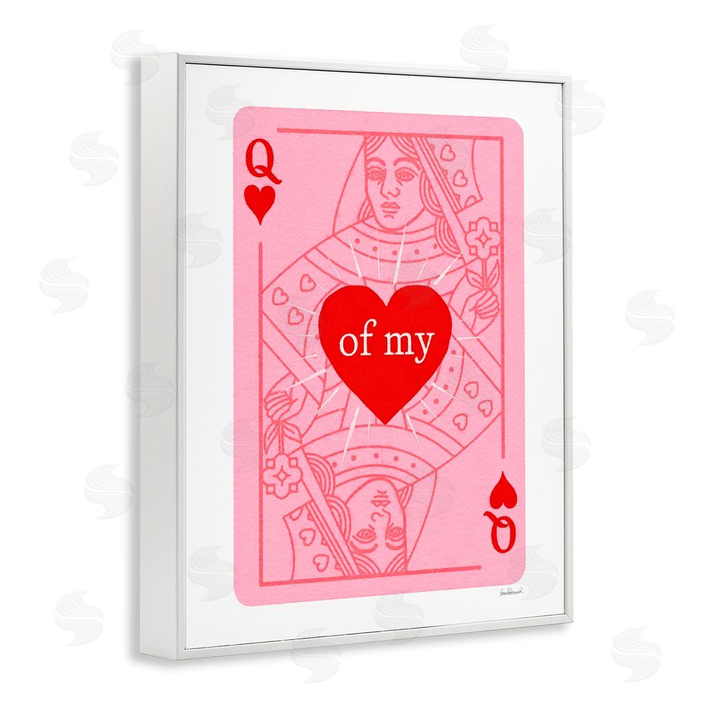 Amanda Greenwood Queen Of My Heart White Framed Giclee Print Wall Art