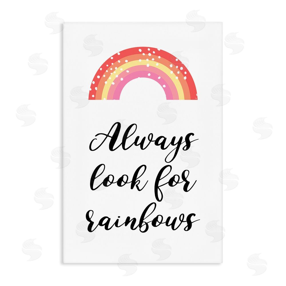 Martina Pavlova Always Look For Rainbows Stretched Canvas Wall Art Print