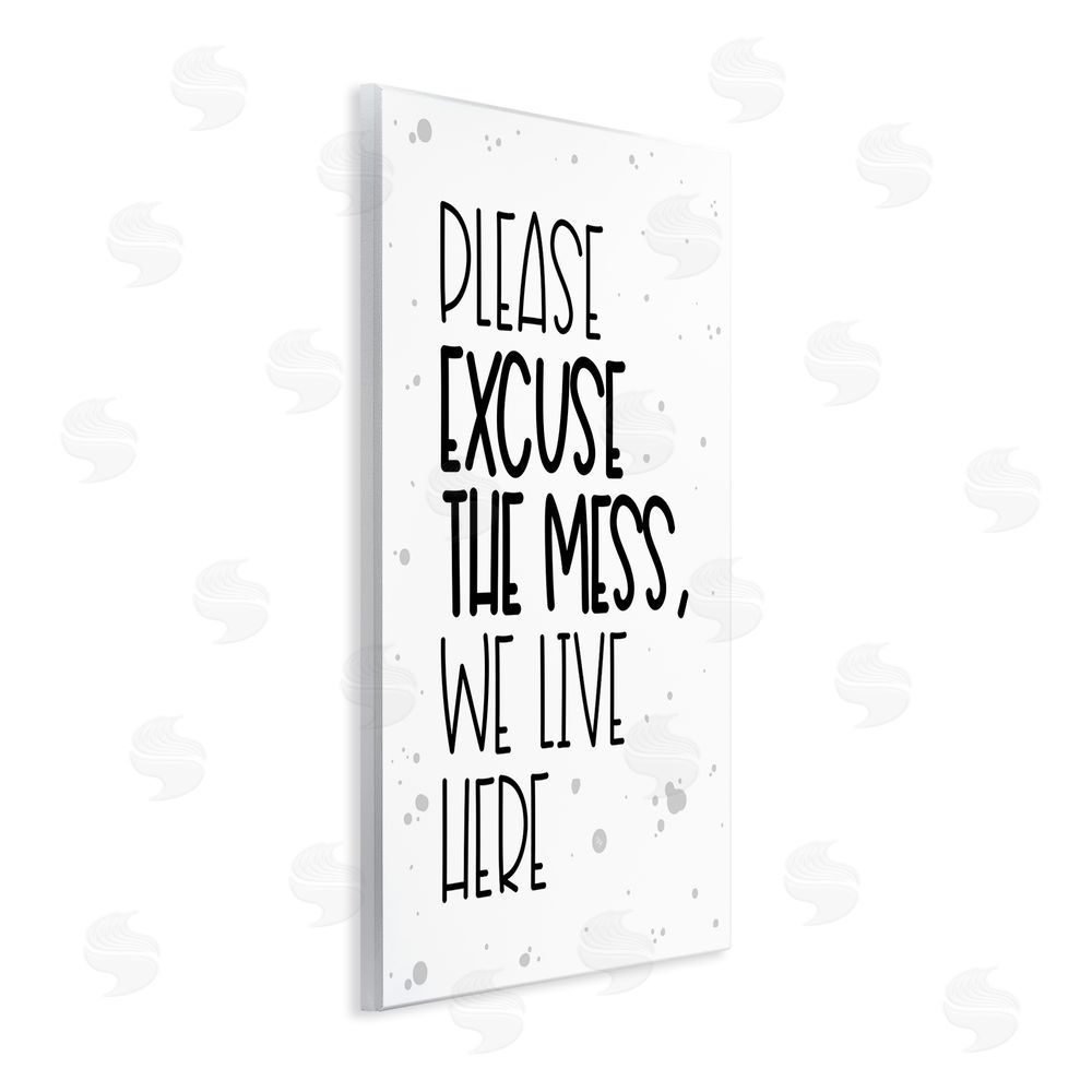 Martina Pavlova Excuse the Mess Bold Wall Plaque Art Print