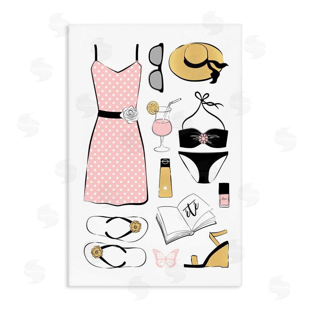 Martina Pavlova Summer Vibes Necessities Stretched Canvas Wall Art Print