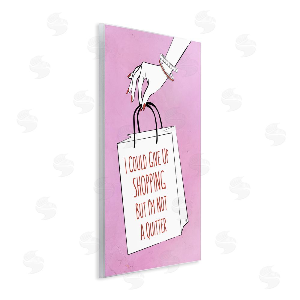 Martina Pavlova Not A Quitter Shopping Wall Plaque Art Print