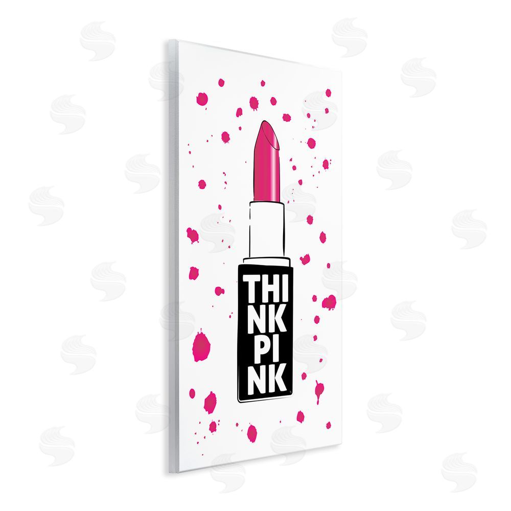 Martina Pavlova Think Pink Lipstick Wall Plaque Art Print
