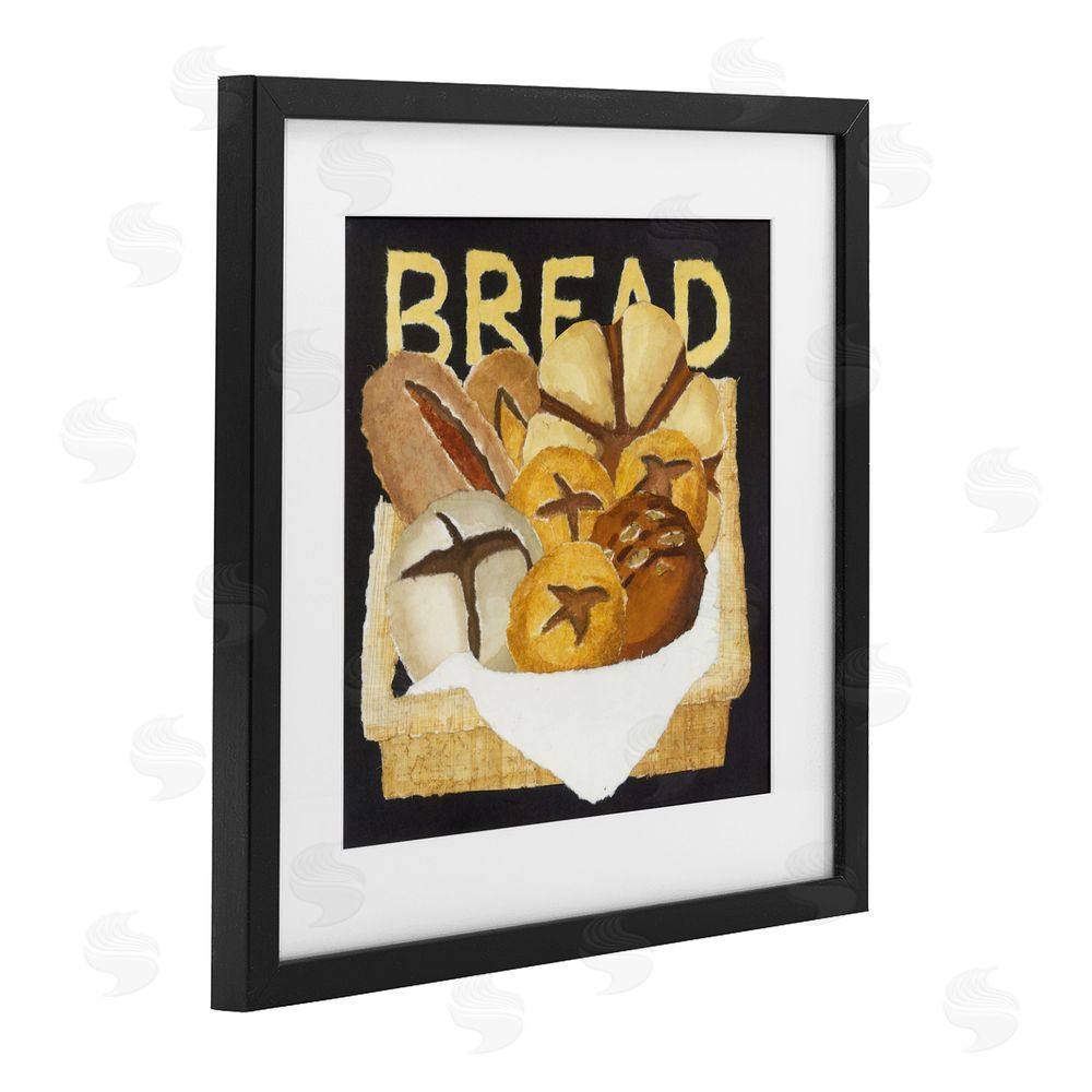 Nancy Overton Bread Assorted Box Black Framed Print Under Glass Wall Art