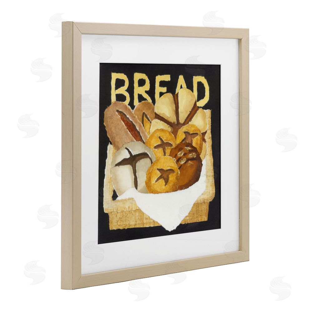 Nancy Overton Bread Assorted Box Birch Framed Print Under Glass Wall Art