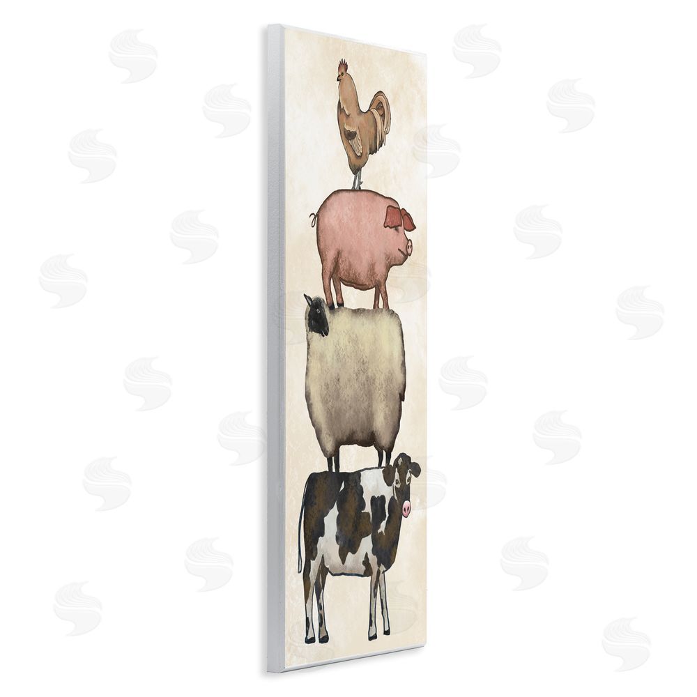Leah Noel Art All Together Vintage Farm Animals Wall Plaque Art Print