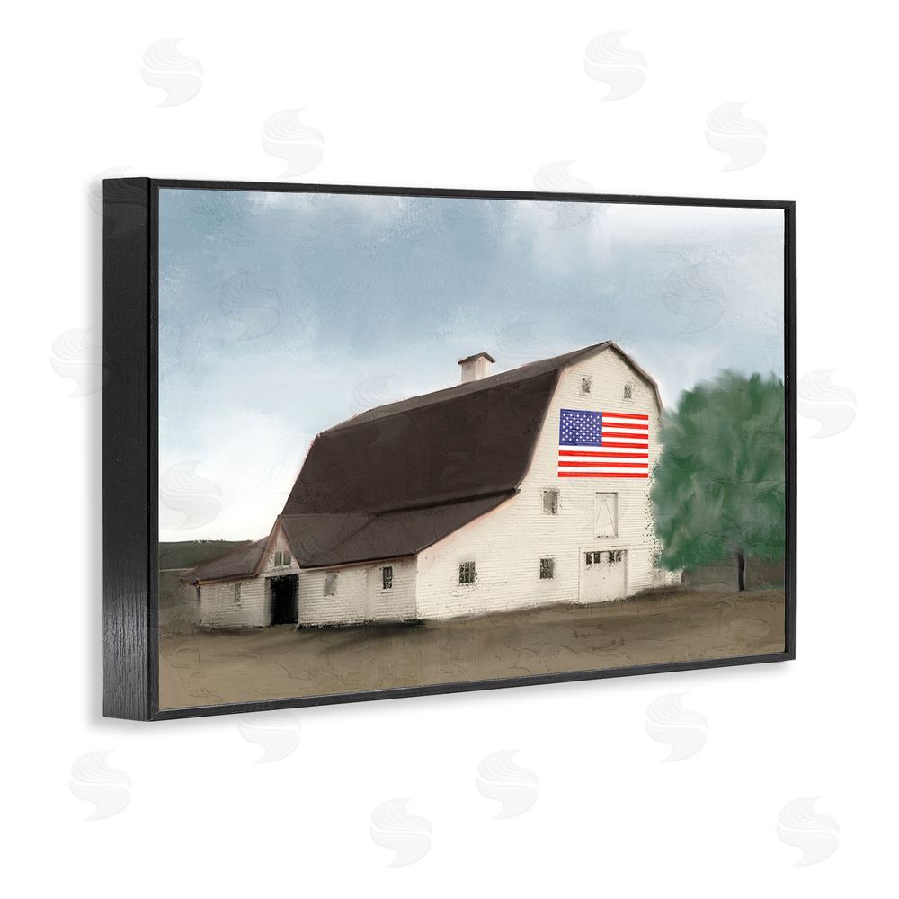 Kim Allen American Barn Dreams Black Framed Giclee Wall Art Print