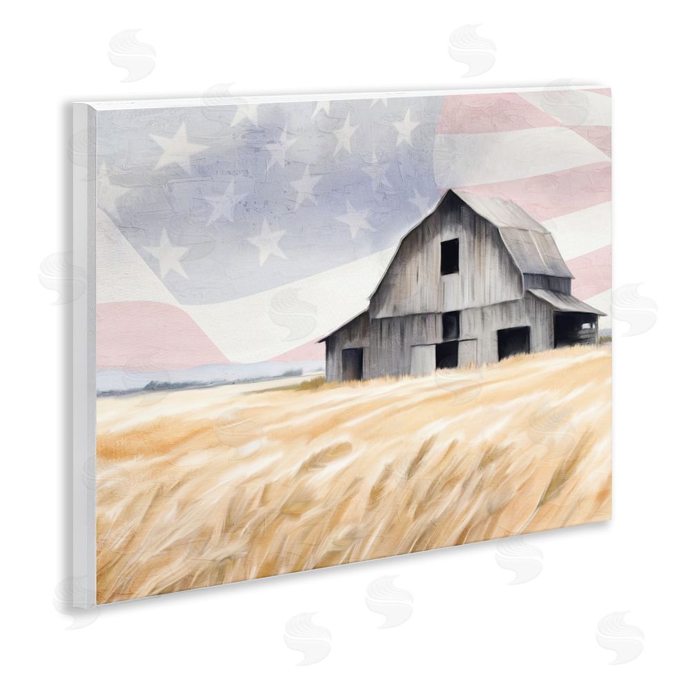 Kim Allen Amber Waves of Farmland Wall Plaque Art Print