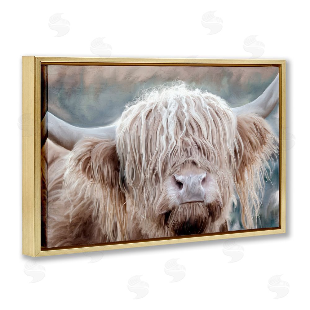 Kim Allen In the Highlands Photograph Gold Floating Frame Canvas Wall Art Print