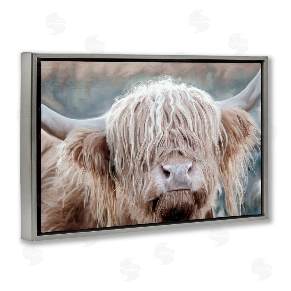 Kim Allen In the Highlands Photograph Gray Floating Frame Canvas Wall Art Print