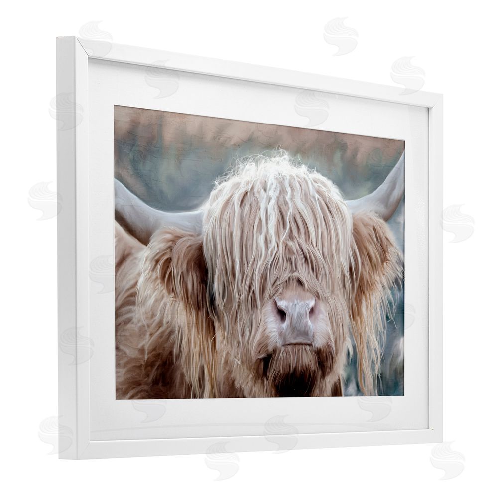 Kim Allen In the Highlands Photograph White Framed Print Under Glass Wall Art