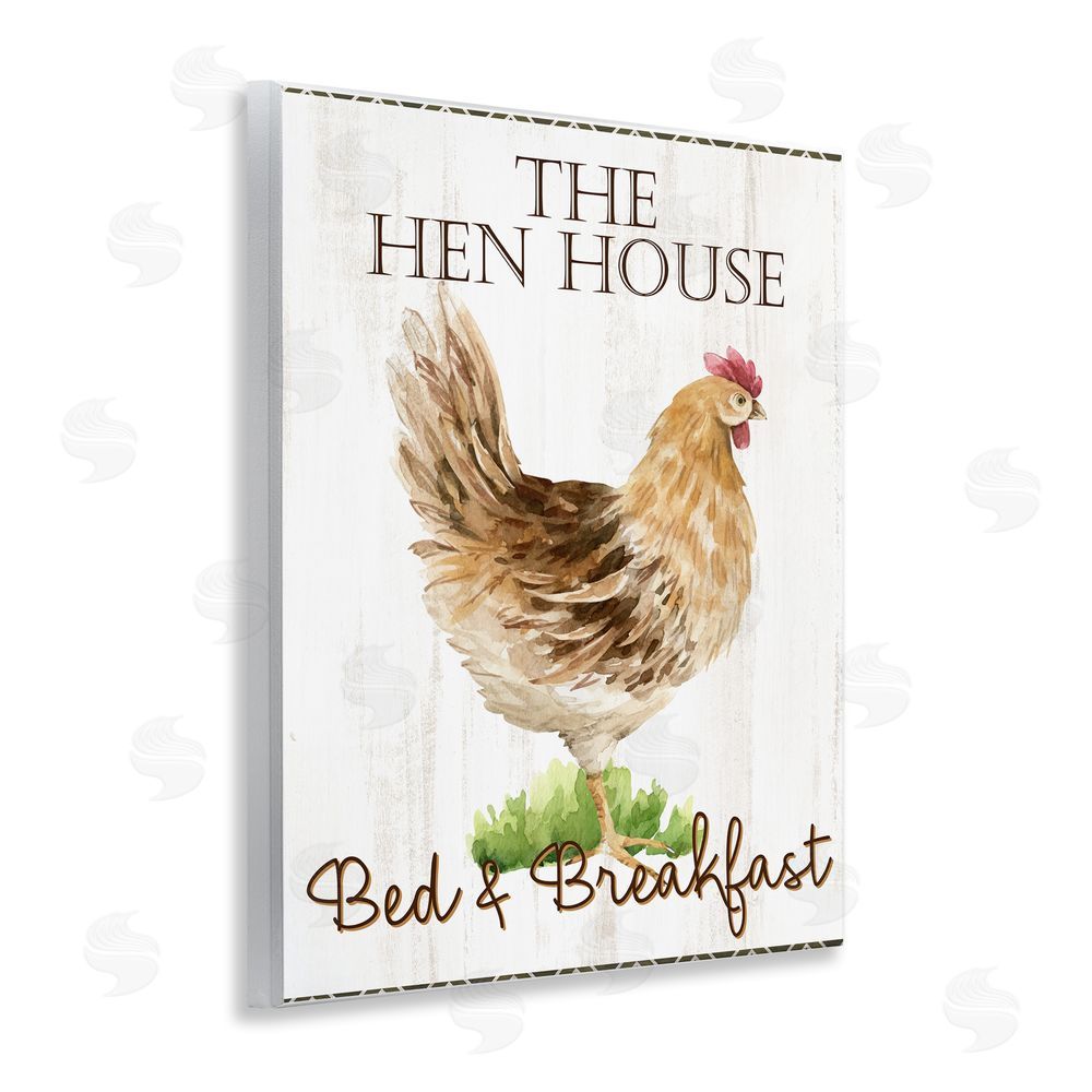 Anne Bailey Hen House Bed and Breakfast Wall Plaque Art Print