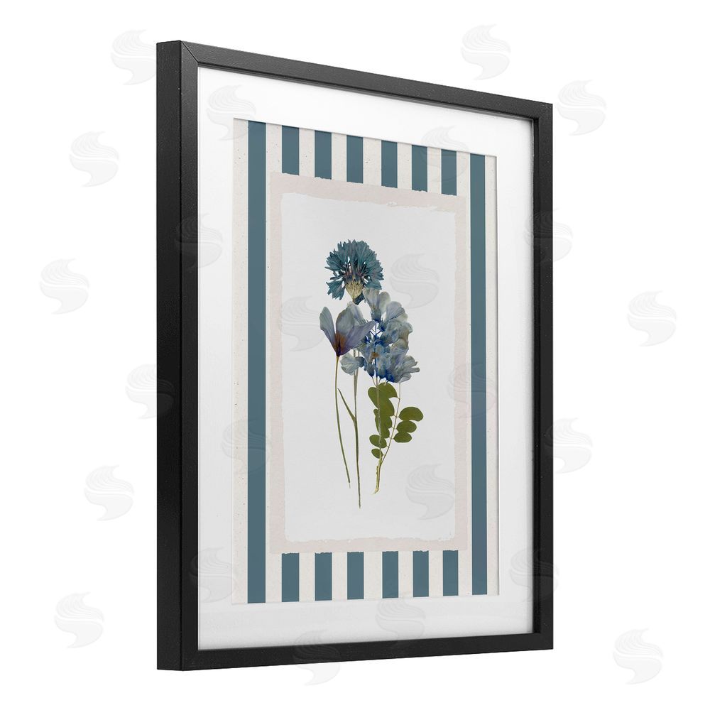 Val Rhodes Summer Memory Flowers Black Framed Print Under Glass Wall Art