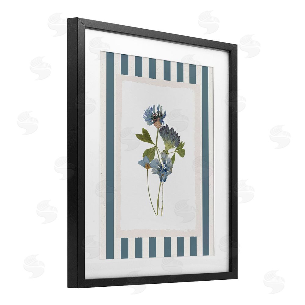 Val Rhodes Summer Memories Flowers Black Framed Print Under Glass Wall Art