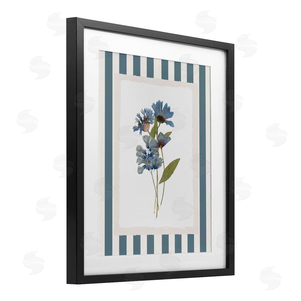 Val Rhodes Summer Memories Florals Black Framed Print Under Glass Wall Art