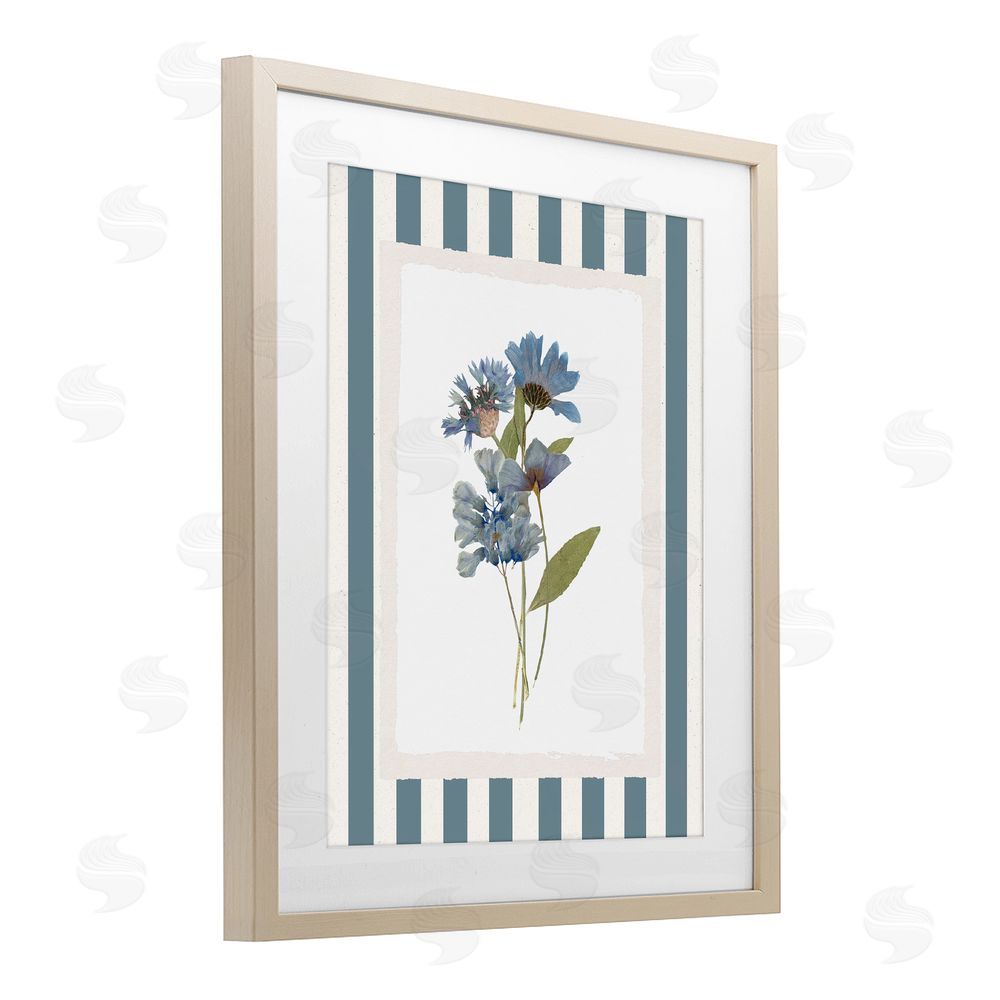 Val Rhodes Summer Memories Florals Birch Framed Print Under Glass Wall Art