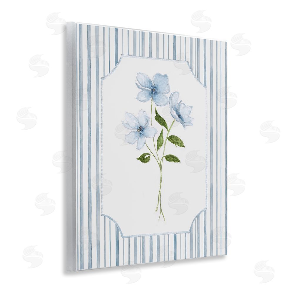 Tava Studios Soft Blooms & Stripes Wall Plaque Art Print