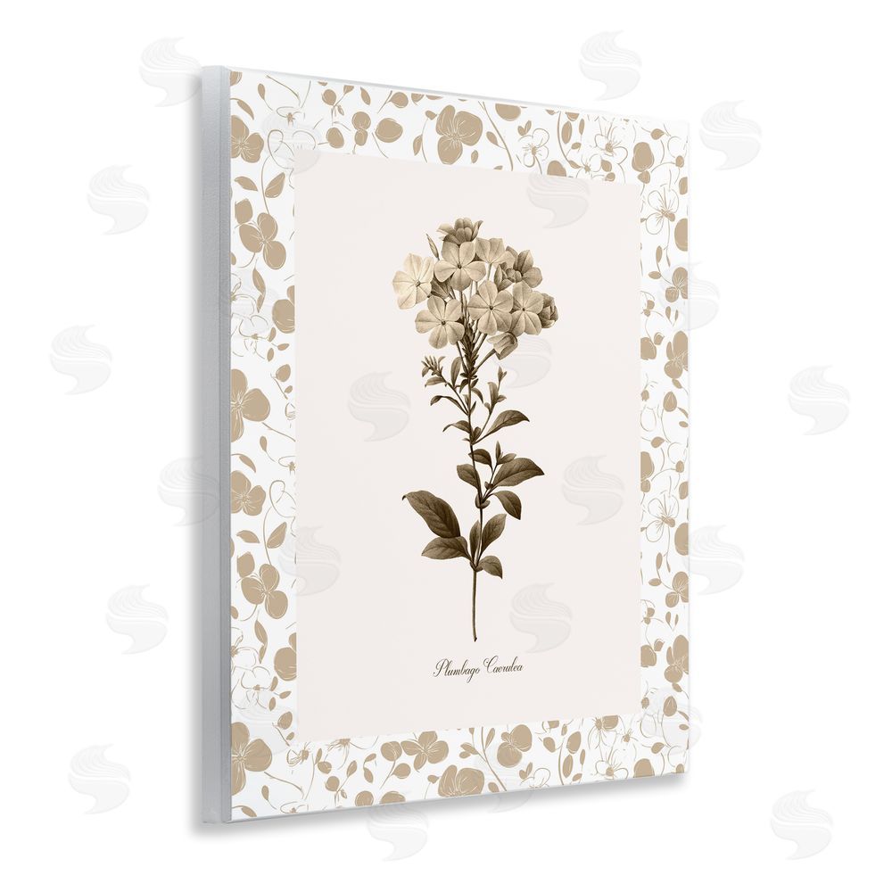 Kelly Donovan Neutral Imperial Botanical Wall Plaque Art Print