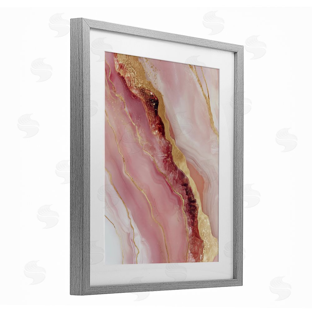 Svetlana Aleynikova Celestial Cross Section Gray Framed Print Under Glass Wall Art