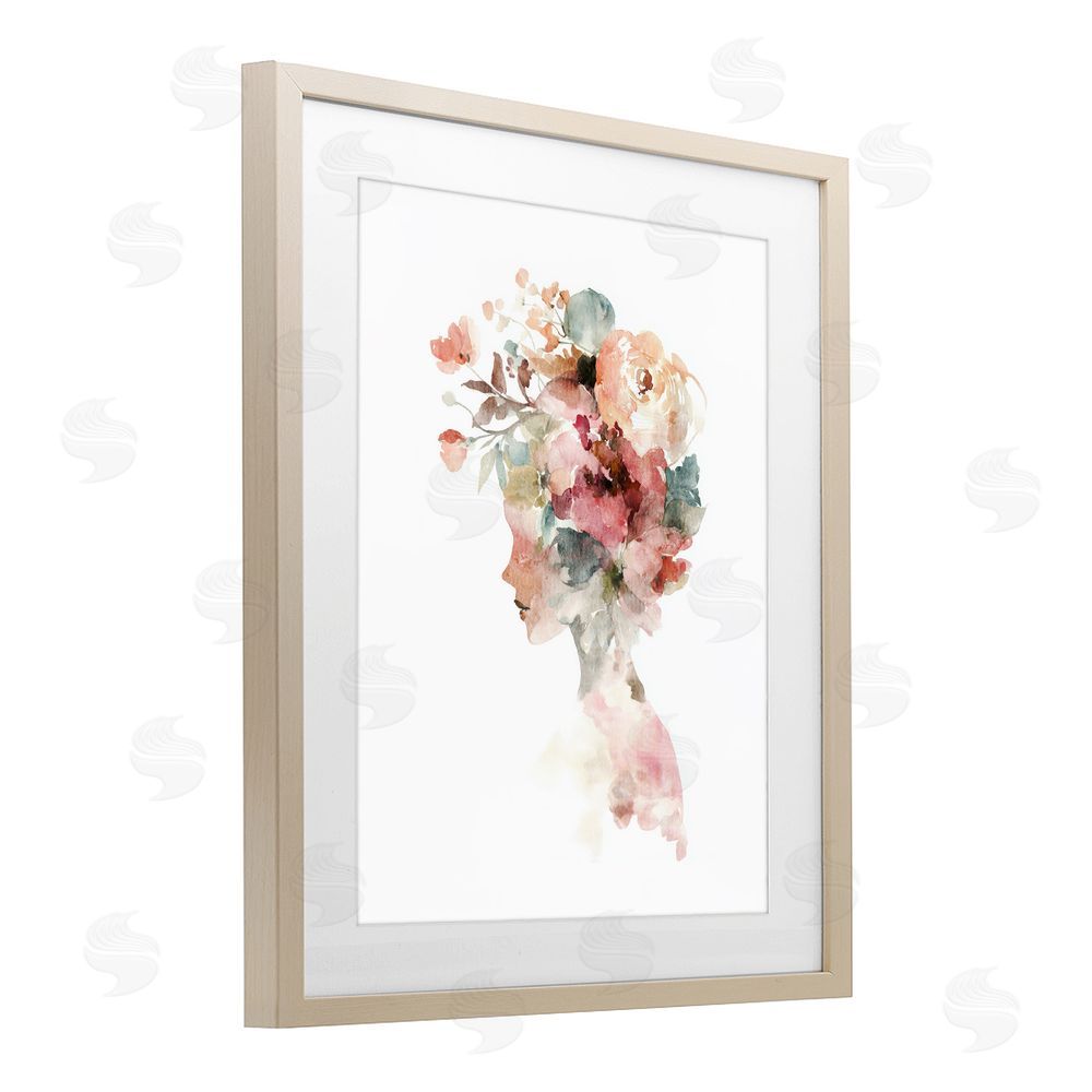 Svetlana Aleynikova Crowned in Nature Silhouette Birch Framed Print Under Glass Wall Art