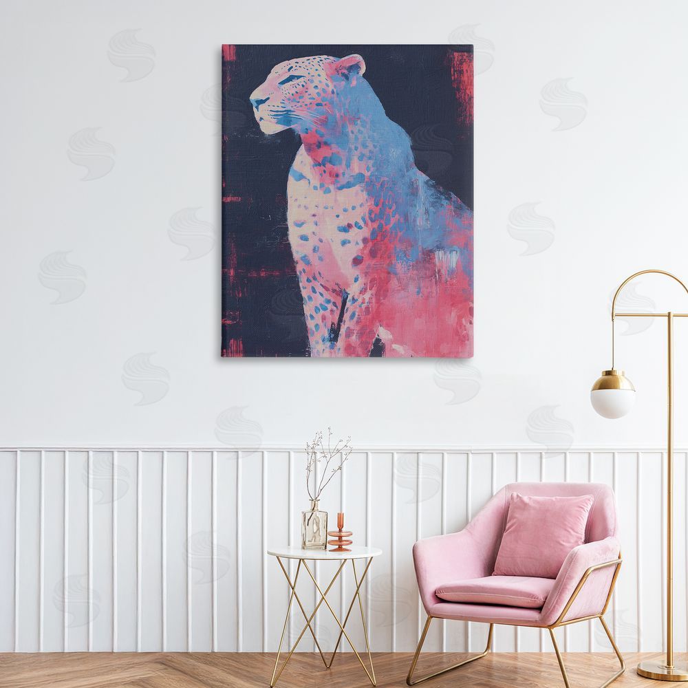 Svetlana Aleynikova Predator Pride Leopard Canvas Wall Art Print in Room