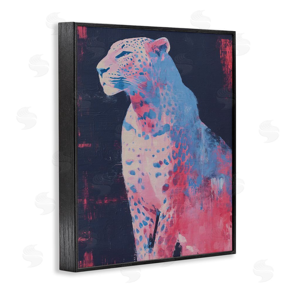 Svetlana Aleynikova Predator Pride Leopard Black Framed Giclee Wall Art Print