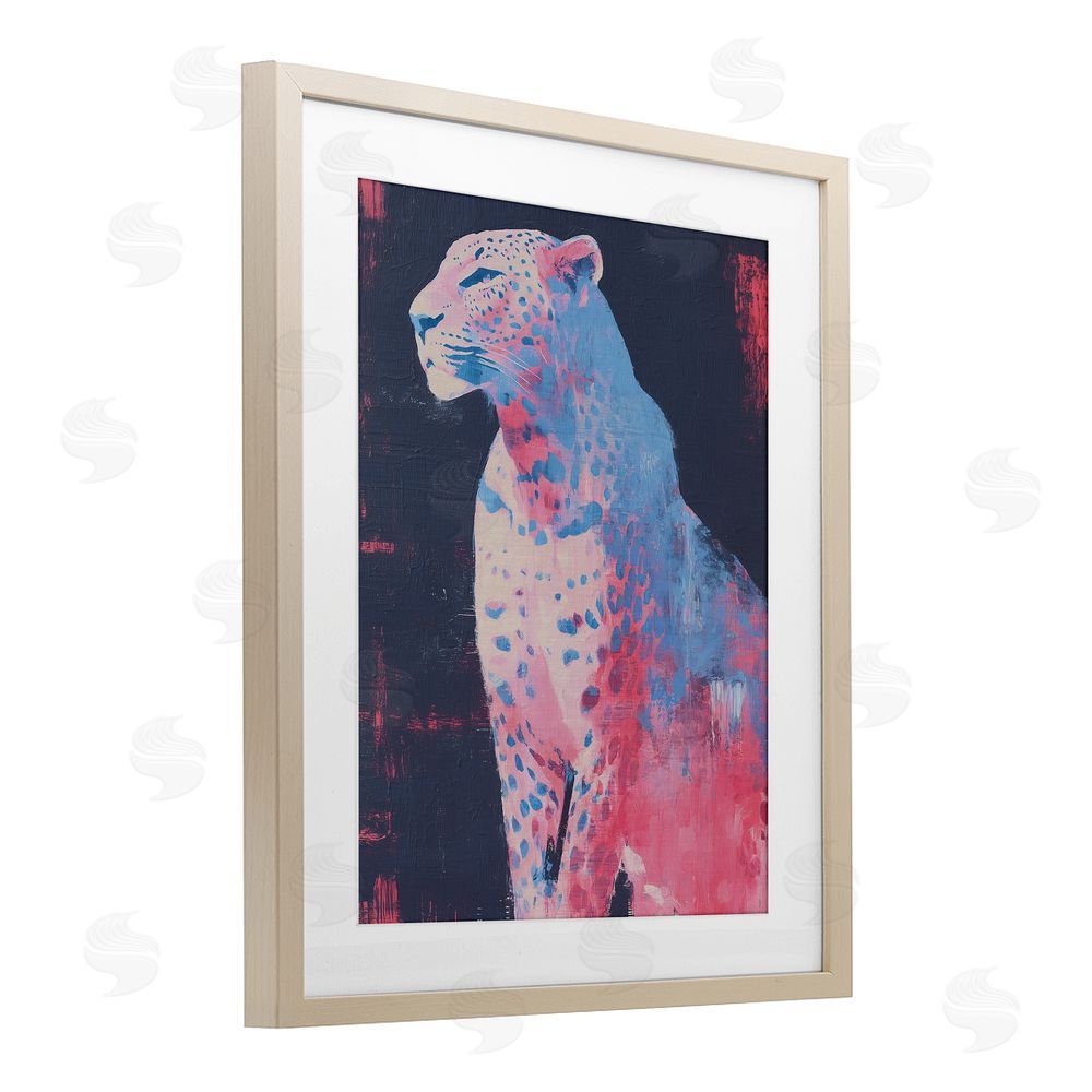 Svetlana Aleynikova Predator Pride Leopard Birch Framed Print Under Glass Wall Art