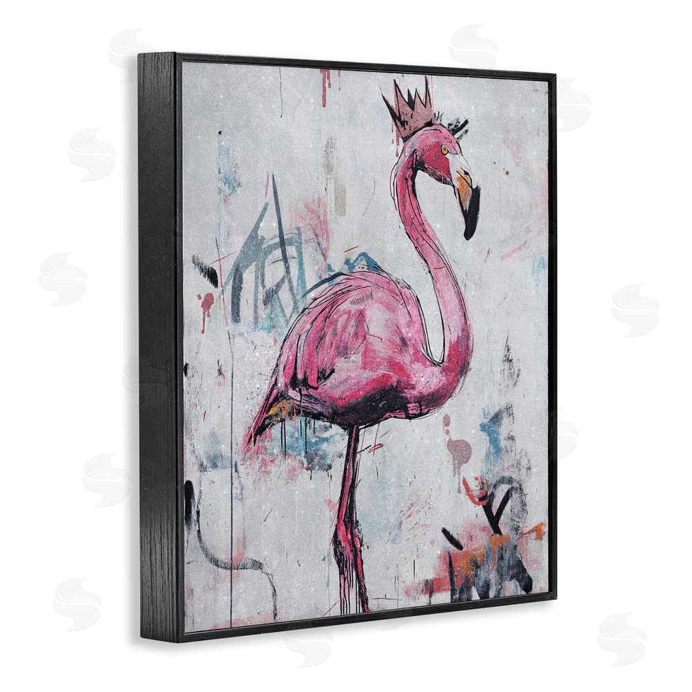 Svetlana Aleynikova Urban Feather Glow Black Framed Giclee Wall Art Print