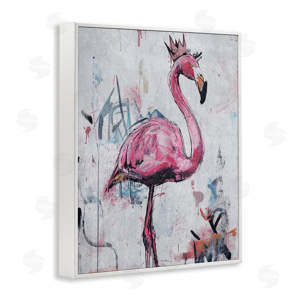 Svetlana Aleynikova Urban Feather Glow White Framed Giclee Wall Art Print