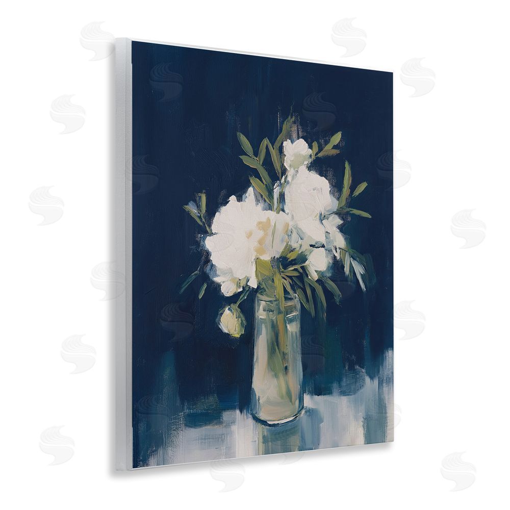 Svetlana Aleynikova Peonies On Blue Mirage Wall Plaque Art Print
