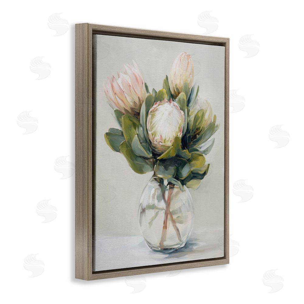 Svetlana Aleynikova Lush & Wild Tropics Brown Floating Frame Canvas Wall Art Print