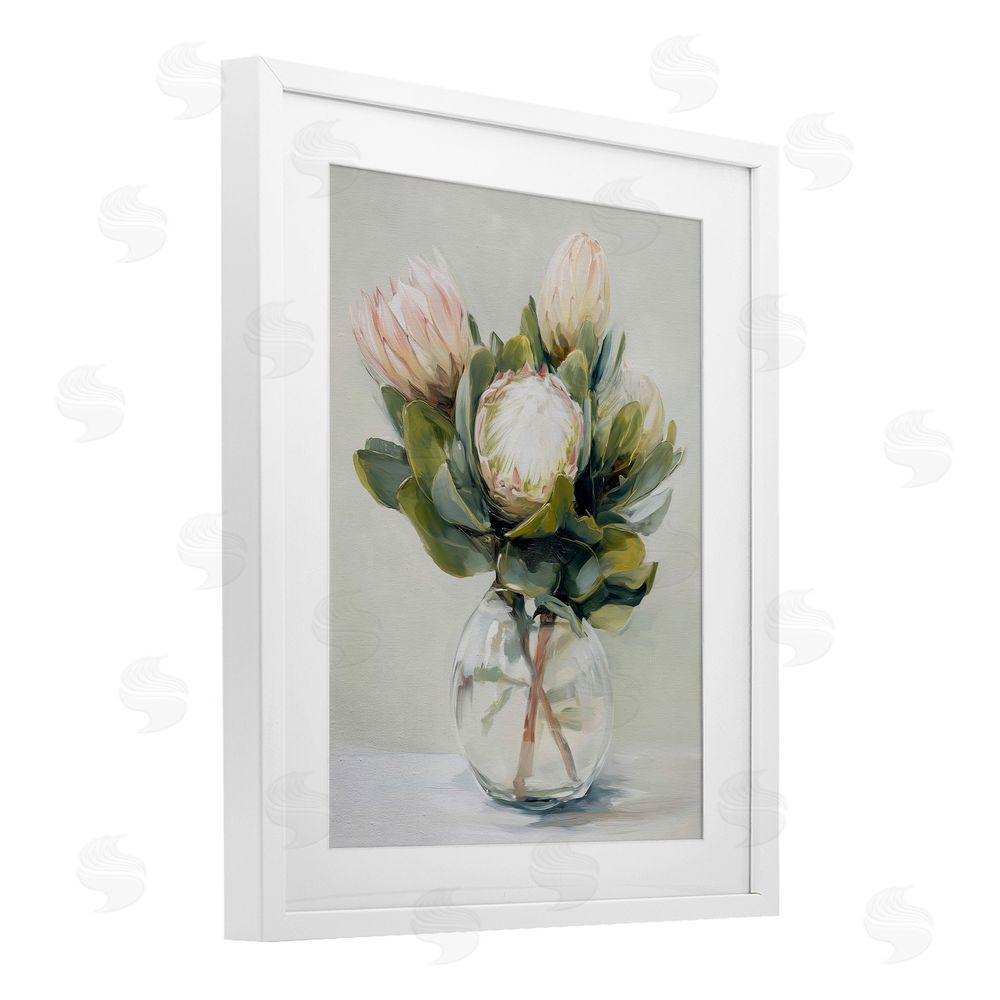 Svetlana Aleynikova Lush & Wild Tropics White Framed Print Under Glass Wall Art