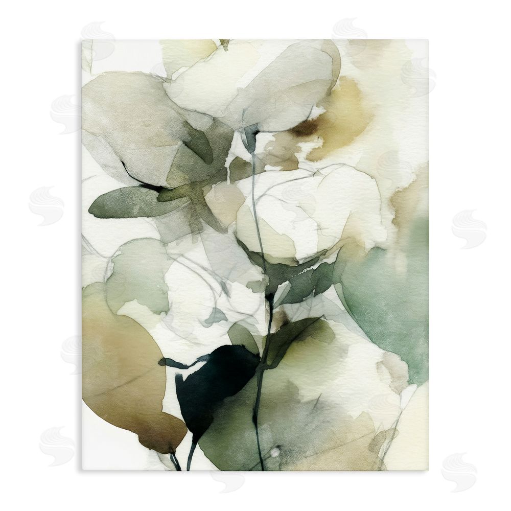 Svetlana Aleynikova Floral Branches in Motion Stretched Canvas Wall Art Print
