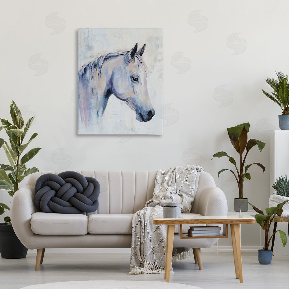 Svetlana Aleynikova Majestic Spirit Horse Portrait Canvas Wall Art Print in Room