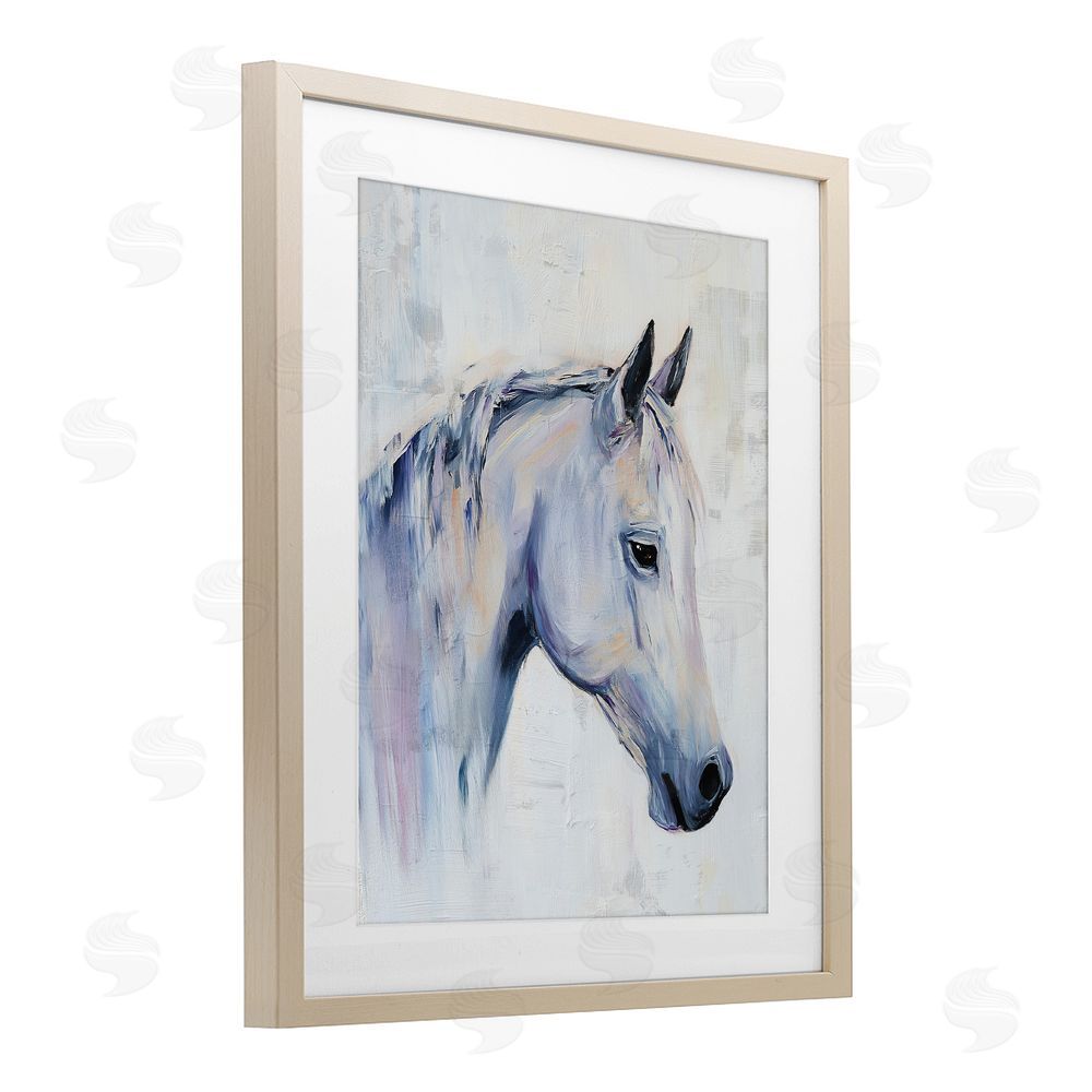 Svetlana Aleynikova Majestic Spirit Horse Portrait Birch Framed Print Under Glass Wall Art