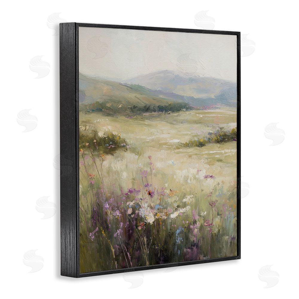 Svetlana Aleynikova Fields Of Serenity Black Framed Giclee Wall Art Print