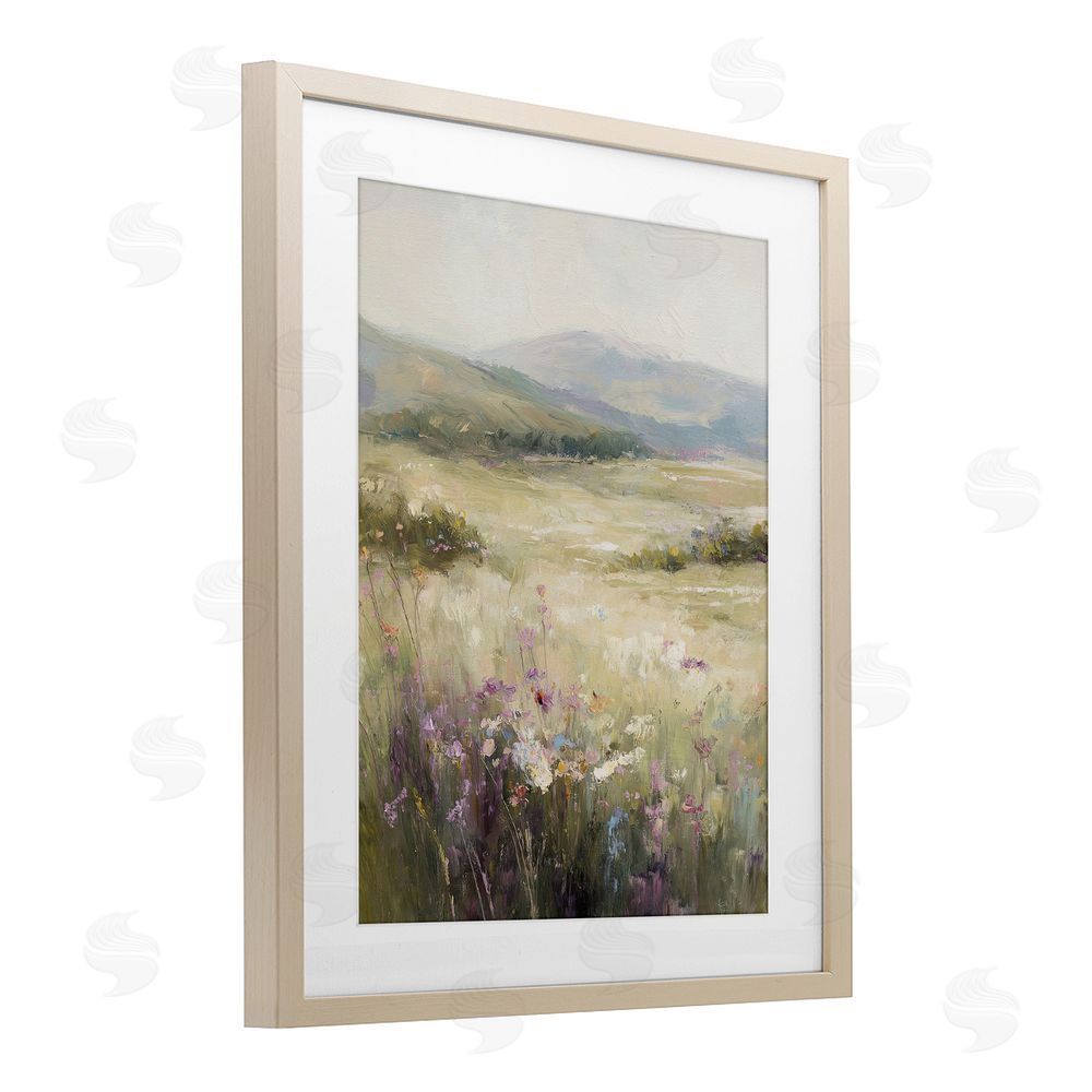 Svetlana Aleynikova Fields Of Serenity Birch Framed Print Under Glass Wall Art