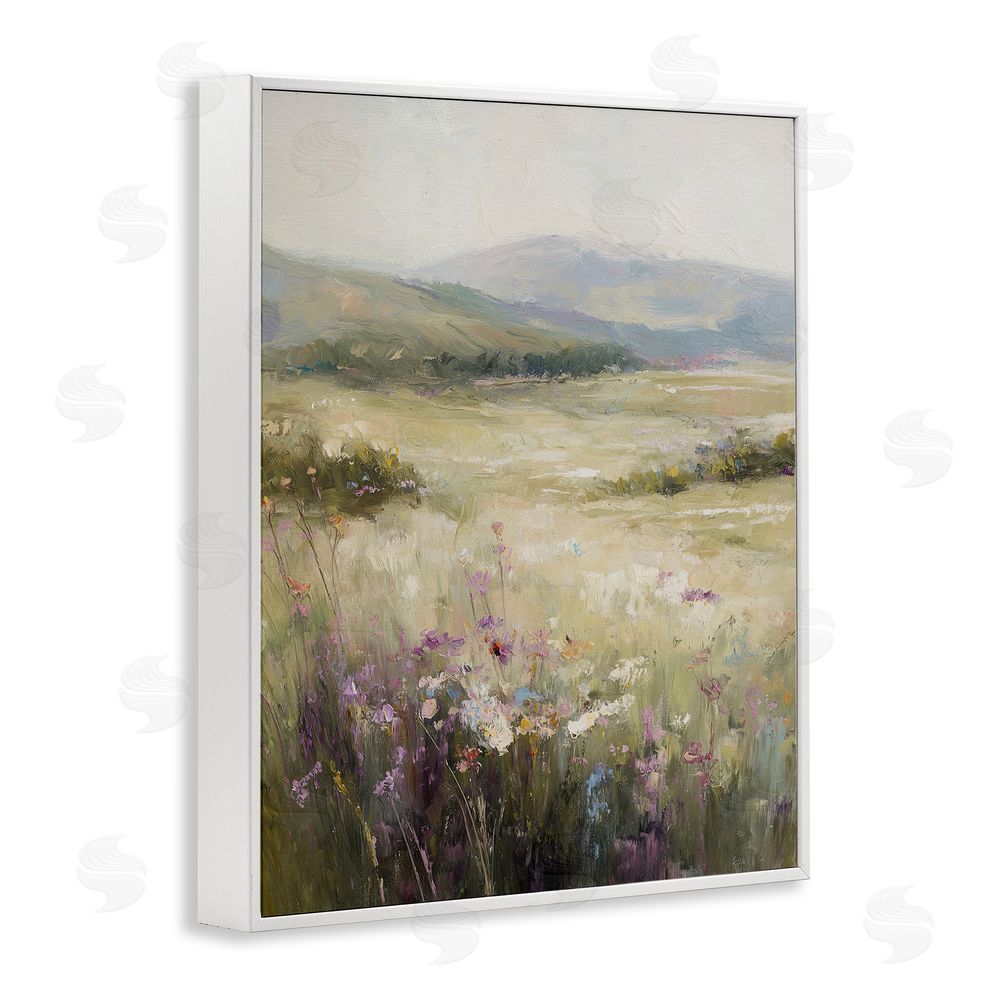 Svetlana Aleynikova Fields Of Serenity White Framed Giclee Wall Art Print