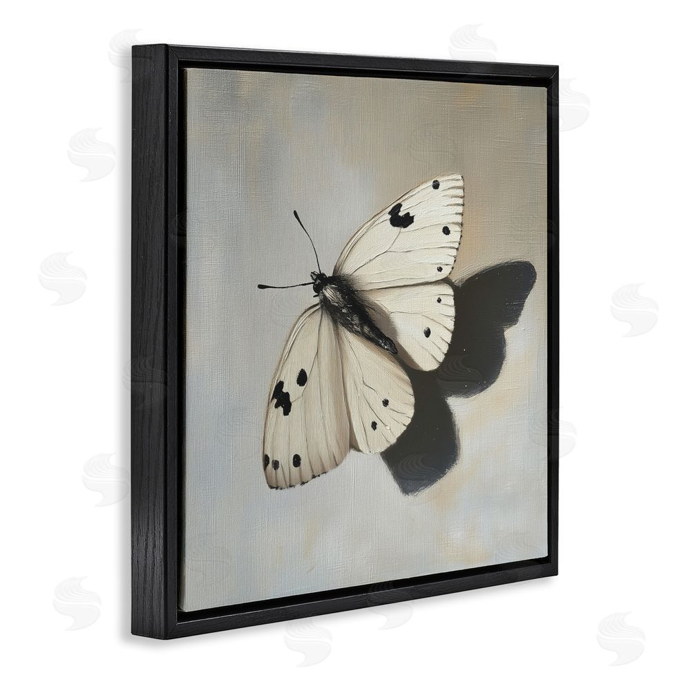 Svetlana Aleynikova Velvet's Butterfly Wings Black Floating Frame Canvas Wall Art Print