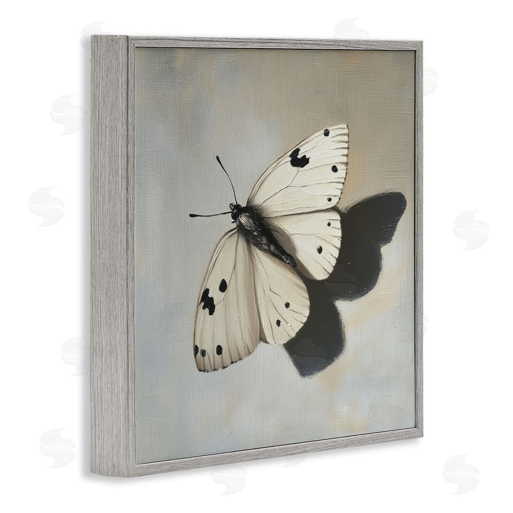 Svetlana Aleynikova Velvet's Butterfly Wings Gray Framed Giclee Wall Art Print