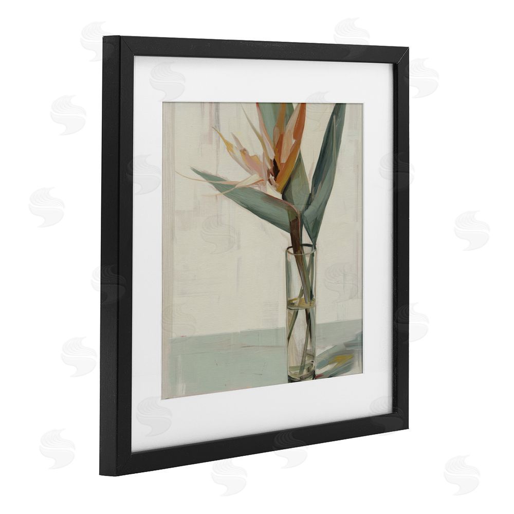 Svetlana Aleynikova Exotic Island Bloom Black Framed Print Under Glass Wall Art
